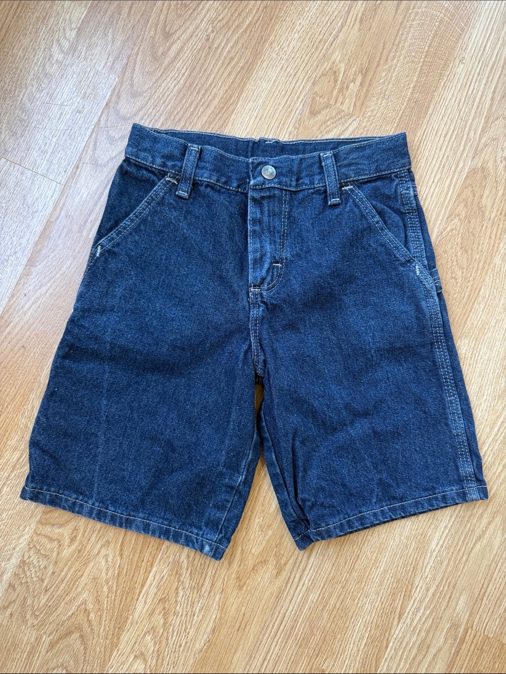 Wrangler Boys Dark Blue Denim Shorts